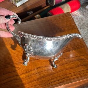 Vintage Silver Gravy Boat